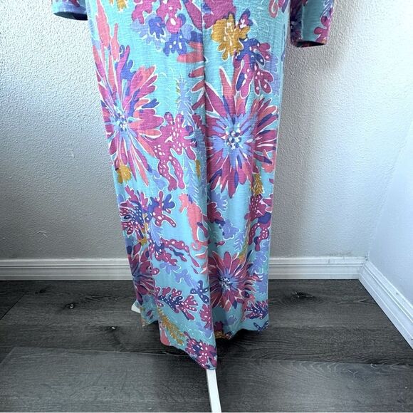 Lilly Pulitzer Lauren Maxi Dress Floral Trippin and Slippin SZ S - Picture 7 of 14